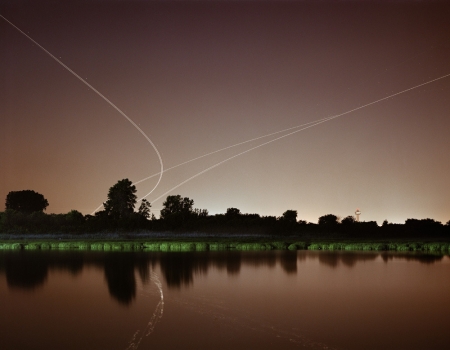 NachtflÃ¼ge Series - Planes in the night sky